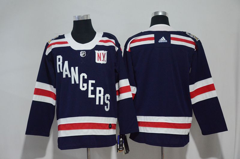2017 Men NHL New York Rangers blank blue Adidas jersey